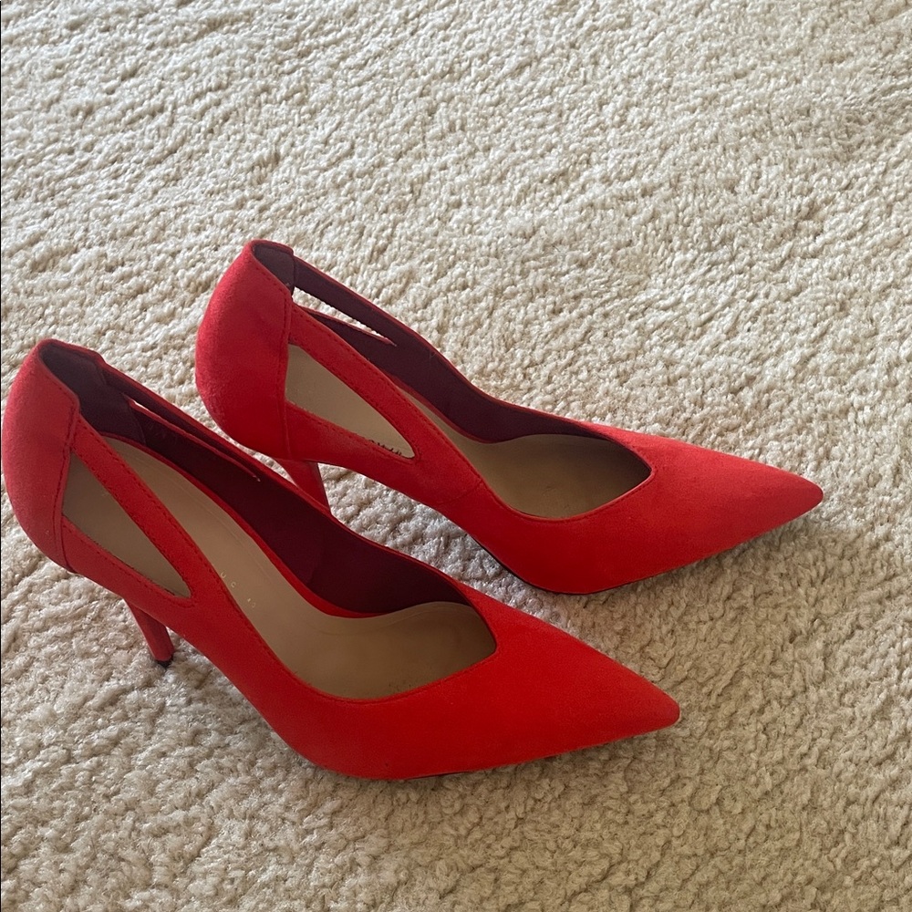 Zara Bright Red Heels